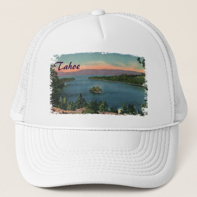Emerald Bay - Sjö Tahoe Hat Truckerkeps (Framsida)