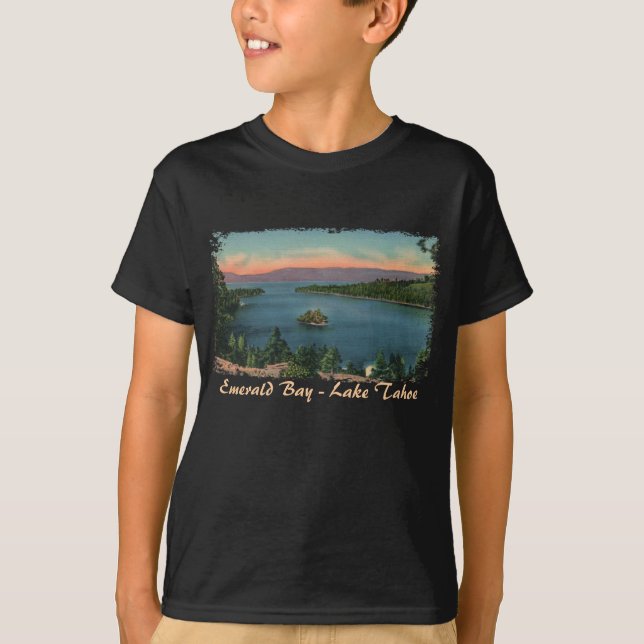 Emerald Bay - Sjö Tahoe Kids Shirt T-shirt (Framsida)