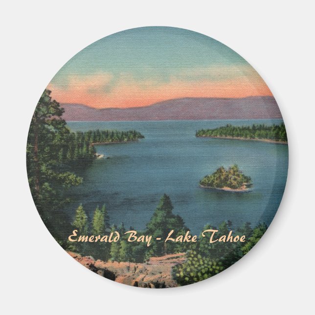 Emerald Bay - Sjö Tahoe Magnet (Framsidan)