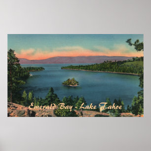 Emerald Bay - Sjö Tahoe Poster