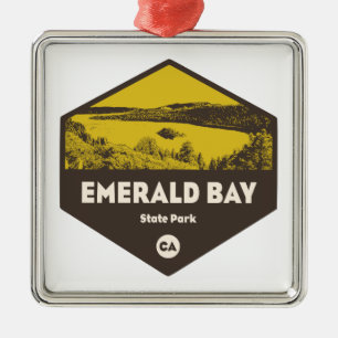 Emerald Bay State Park, Kalifornien Julgransprydnad Metall