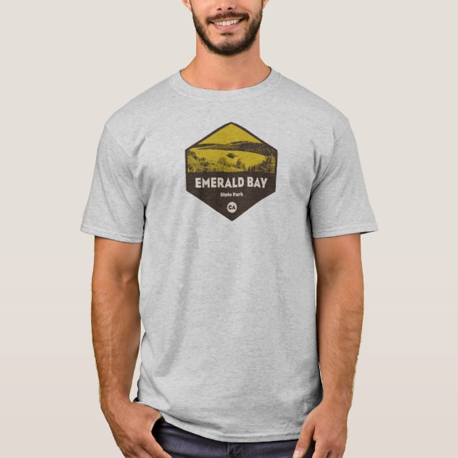 Emerald Bay State Park, Kalifornien T Shirt (Framsida)