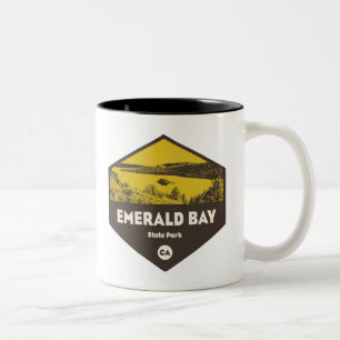 Emerald Bay State Park, Kalifornien Två-Tonad Mugg