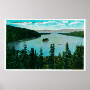 Emerald Bay View på Sjö TahoeLake Tahoe, CA Poster