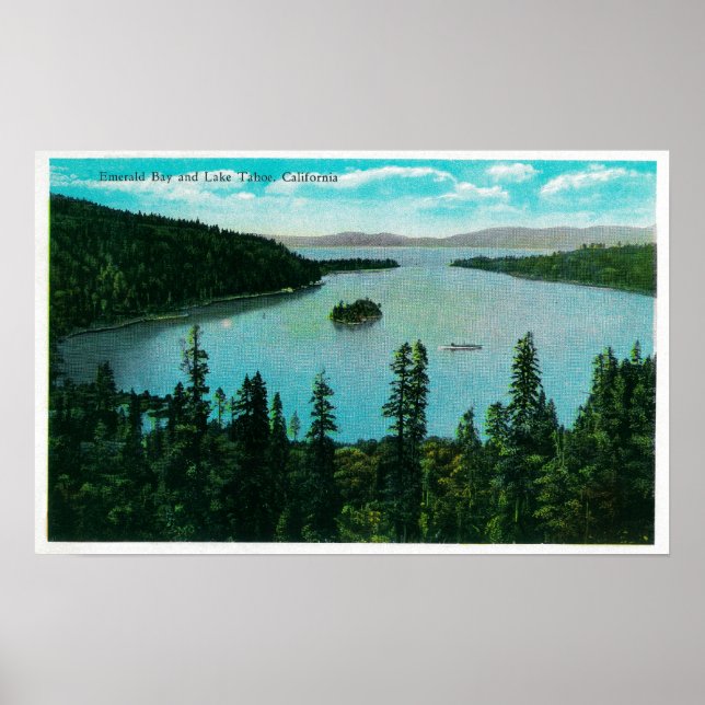 Emerald Bay View på Sjö TahoeLake Tahoe, CA Poster (Framsidan)