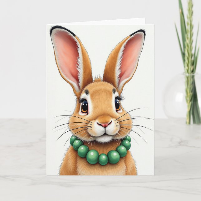 Emerald Bead Creature Card Kort (Framsida)