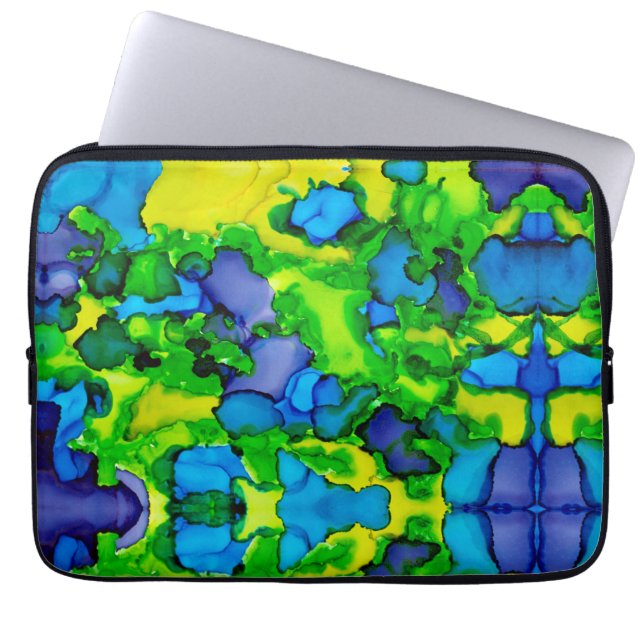 Emerald Bliss Laptop Fodral (Framsidan)