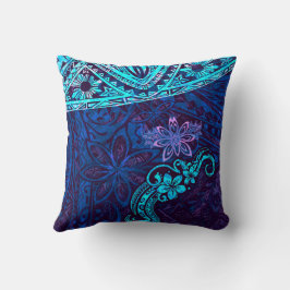 Emerald Blue Splash Of Tie Dye Blissful Island 550 Kudde