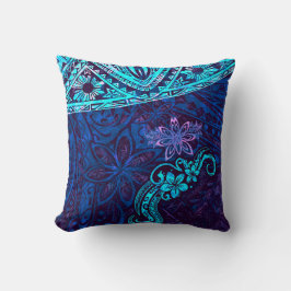 Emerald Blue Splash Of Tie Dye Blissful Island 550 Kudde