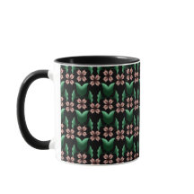 Emerald & Blush Botanisk kaffemugge
