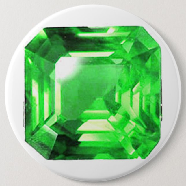 Emerald, Bright Grönt Knapp (Framsida)
