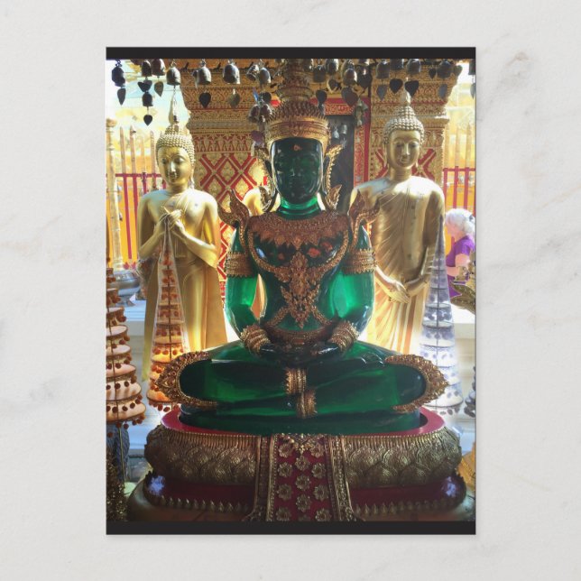 Emerald Buddha, Chiang Mai, Thailand Vykort (Framsida)