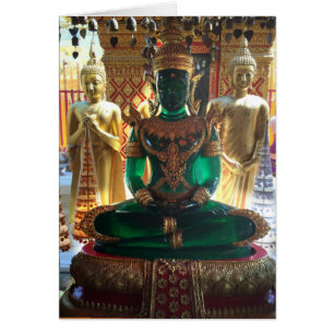 Emerald Buddha, Wat Doi Suthep, Chiang Mai Hälsningskort