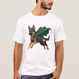 Emerald Cape tyska herdehund hjälte T-shirt