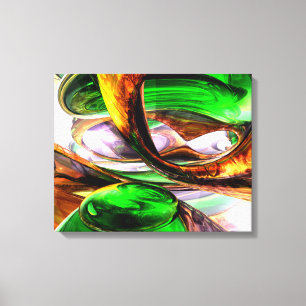 Emerald City Abstrakt Canvastryck