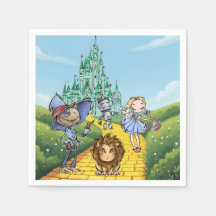 Emerald City Fantasi Födelsedags Gula Tegelsvägen