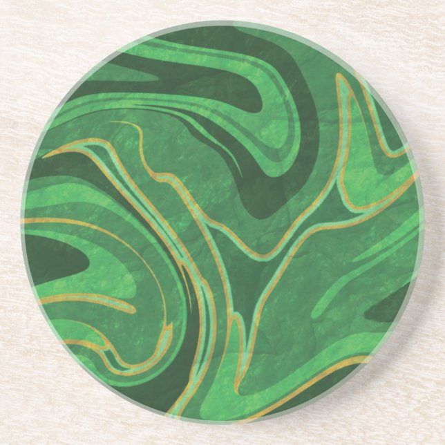 Emerald City Marble Underlägg (Framsidan)