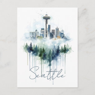 Emerald City Mist: Seattle Vykort
