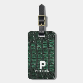 Emerald Crocodile Leather Luxury Exotic Skin Bagagebricka