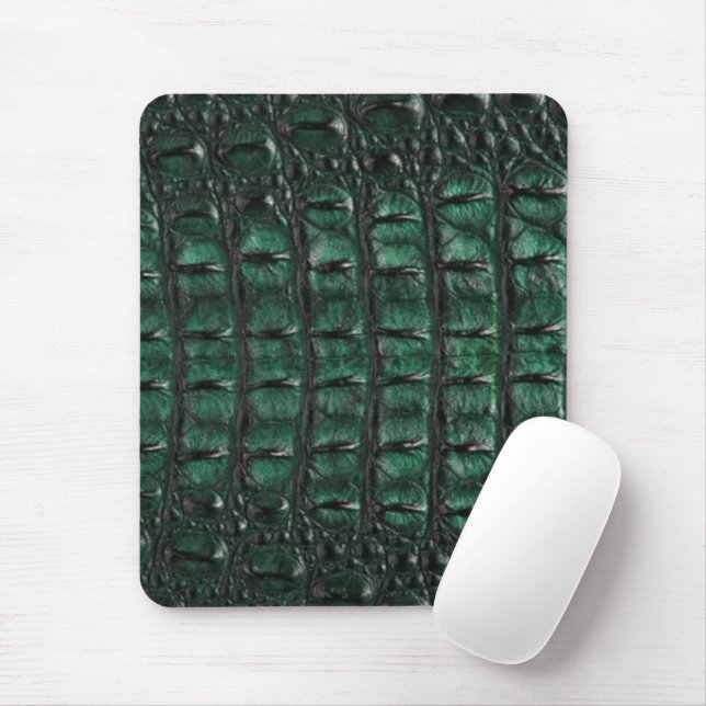 Emerald Crocodile Leather Luxury Exotic  Skin Musmatta (Med mus)