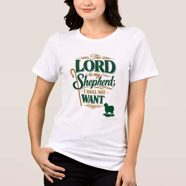 Emerald Crossing VBS Psalm 23 Volunteer Shirt T Shirt (Framsida)