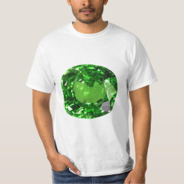 Emerald Cushion cut T Shirt