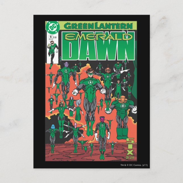 Emerald Dawn Cover Vykort (Framsida)