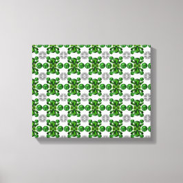 Emerald Diamond Gemstone Art Green Canvastryck