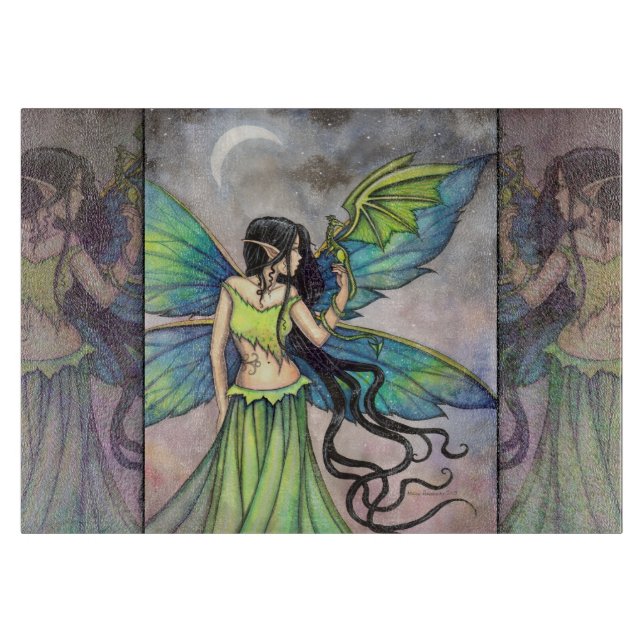 Emerald Dragon Fairy Fantasy Art (Framsidan)