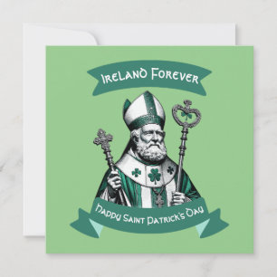Emerald Elegance: St. Patrick's Day Bishop-kort