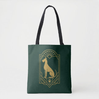 Emerald Elegance Tote Bag Tygkasse