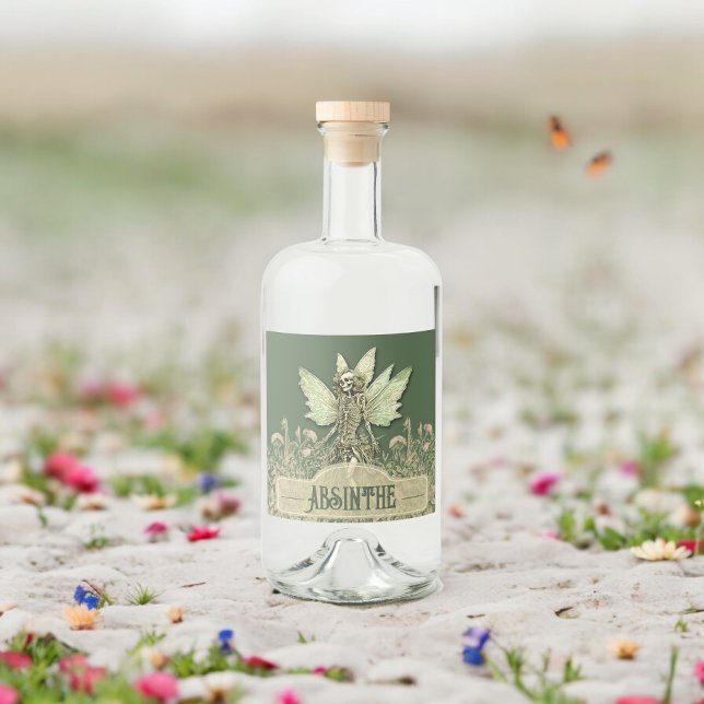 Emerald Enchanted Elixir fairy Spritflaskor Etikett (Skapare uppladdad)