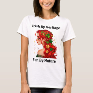Emerald Enchantment: St. Patty's Day Rödhårig T Shirt