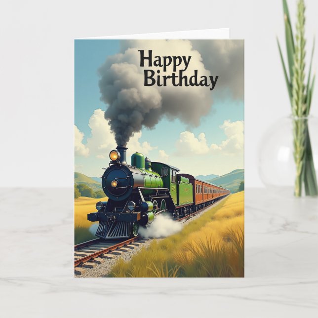 Emerald Engine Födelsedagskort Kort (Framsida)