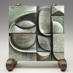 Emerald Enigma Abstrakt Ceramic Tile Kakelplatta