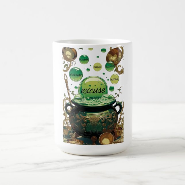 Emerald Excuses Cauldron Graphic Tee Kaffemugg (Center)