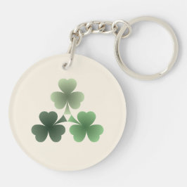 Emerald Flourish Keychain