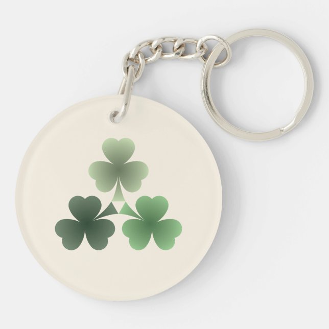 Emerald Flourish Keychain (Baksidan)
