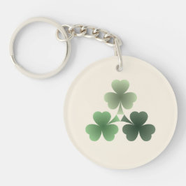 Emerald Flourish Keychain