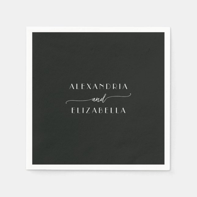 Emerald Forest Classic Round Sticker Napkins Pappersservett (Framsidan)