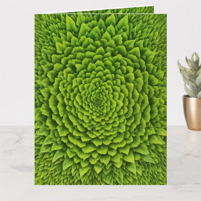 Emerald Fractal Bloom Kort (Liten växt)