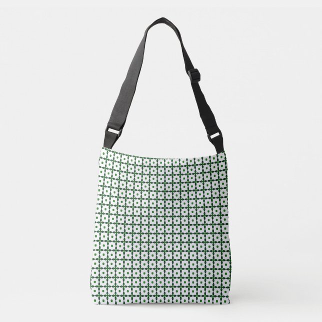 Emerald Gemstone Art, Grönt Axelväska (Framsida)