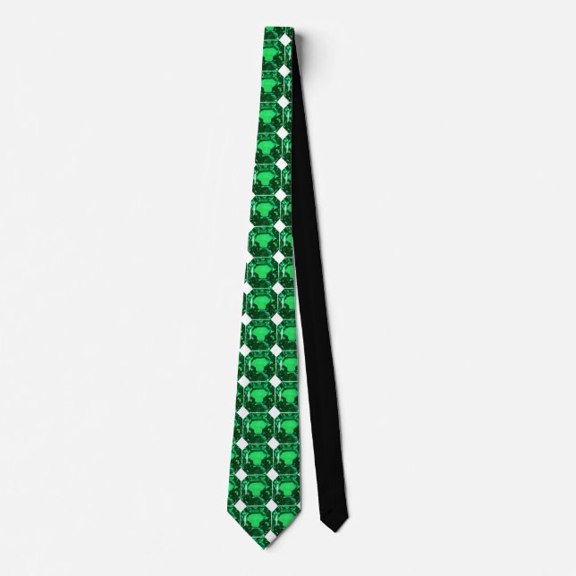 Emerald Gemstone, Birthstone May, Ljust grönt Slips (Framsida)
