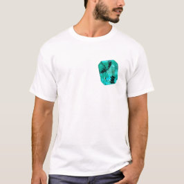 Emerald Gemstone printed on T Shirt