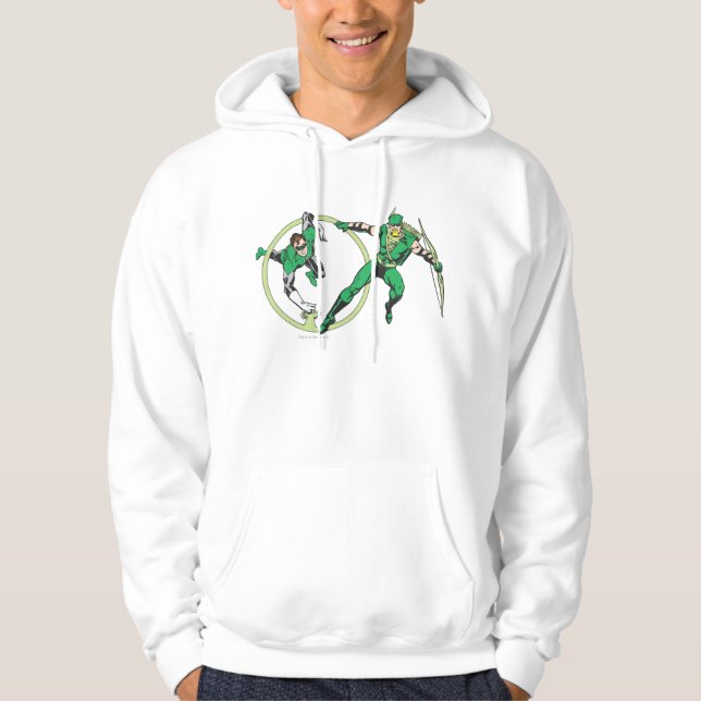 Emerald Gladiator & Emerald Archer Sweatshirt Med Luva (Framsida)