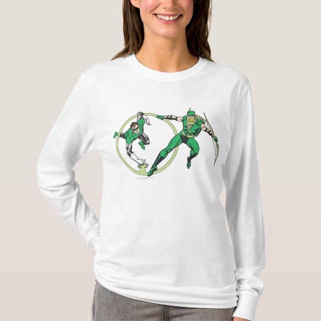 Emerald Gladiator & Emerald Archer T-shirt (Framsida)