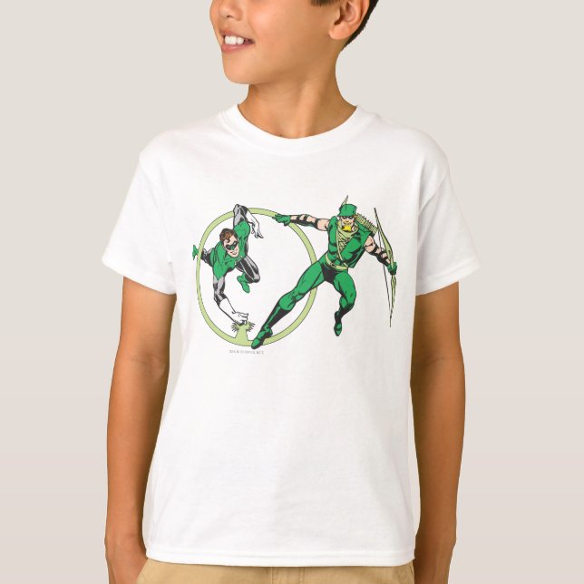 Emerald Gladiator & Emerald Archer Tee Shirt (Framsida)