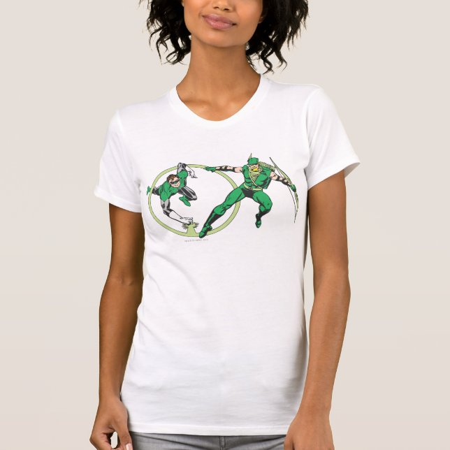 Emerald Gladiator & Emerald Archer Tee Shirt (Framsida)