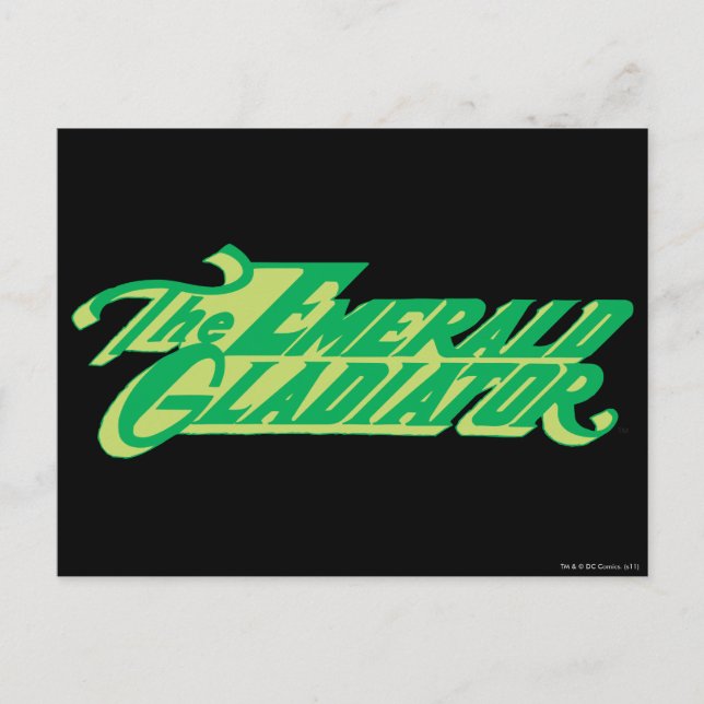 Emerald Gladiator Vykort (Framsida)