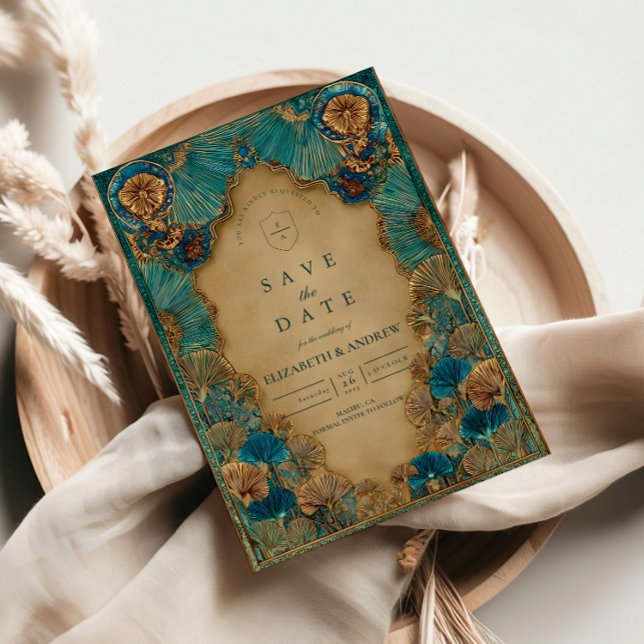 Emerald Gold Islamic Wedding Spara Datumet (Skapare uppladdad)